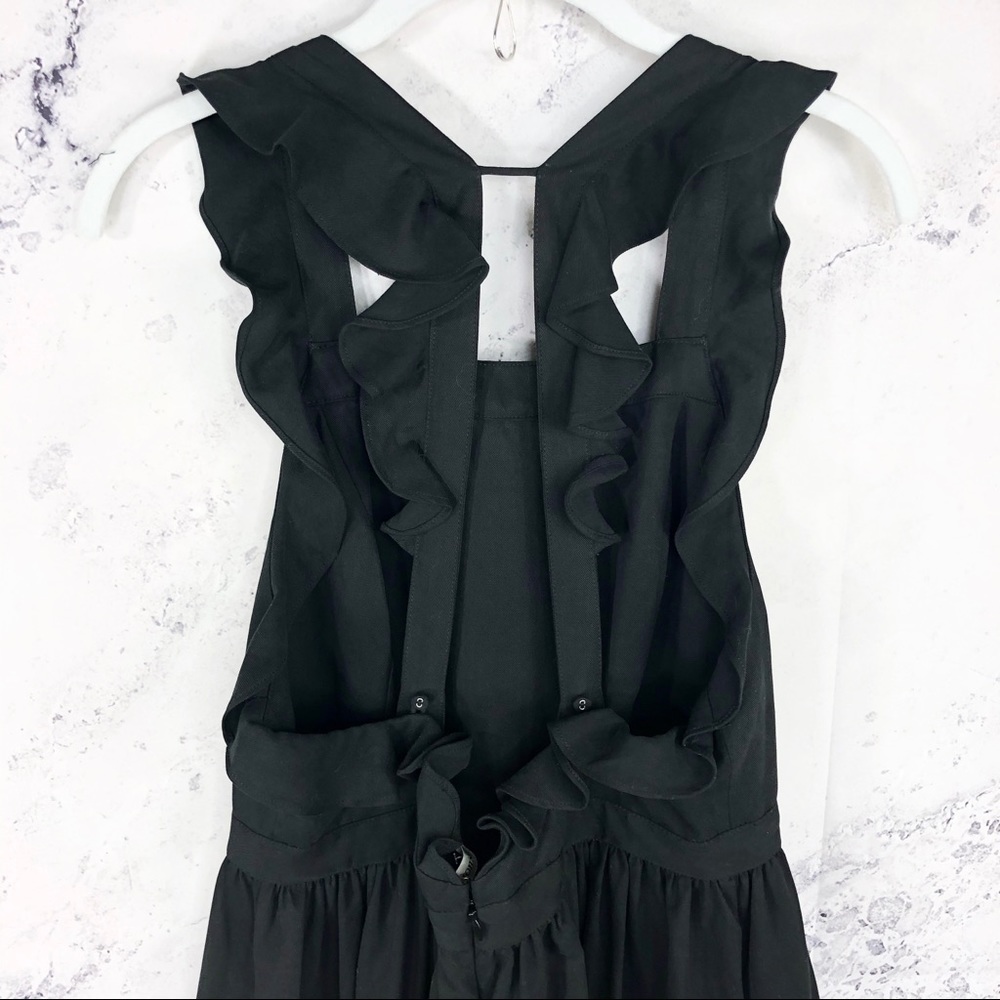 NEW Ulla Johnson Willa ruffle open back dress 10 - Picture 6 of 8